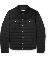Moncler - Fauscoum Wool Twill-panelled Quilted Shell Down Jacket - Lyst