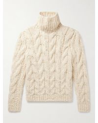 Gabriela Hearst - Ray Cable-knit Welfat Cashmere Rollneck Sweater - Lyst