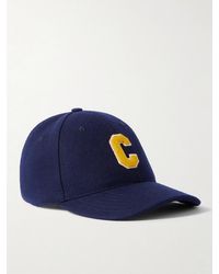 Celine - Logo-Appliquéd Virgin Wool-Blend Flannel Baseball Cap - Lyst
