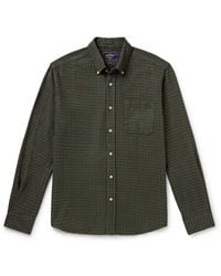 Portuguese Flannel - Lago Button-down Collar Checked Cotton-flannel Shirt - Lyst