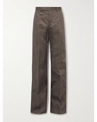 Rick Owens - Dietrich gerade geschnittene Hose aus Twill - Lyst