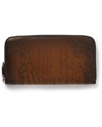 Berluti - Itauba Scritto Venezia Leather Travel Wallet - Lyst