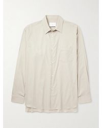 Ssstein - Oversized Cotton And Silk-Blend Twill Shirt - Lyst