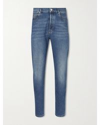 Brunello Cucinelli - Iconic Slim-Fit Stretch Jeans - Lyst