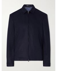 Sunspel - Boiled Wool Bomber Jacket - Lyst