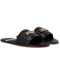 mens gucci slides black