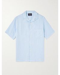 Portuguese Flannel - Camp-Collar Linen Shirt - Lyst
