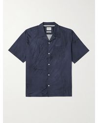 Norse Projects - Carsten Convertible-collar Printed Cotton-poplin Shirt - Lyst