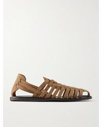 MR P. - Suede Huarache Sandals - Lyst