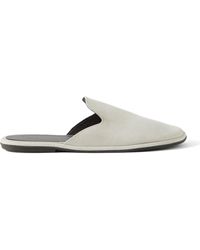 The Row - Roger Suede Slides - Lyst