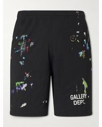 GALLERY DEPT. - Studio Gym Straight-Leg Paint-Splattered Mesh Shorts - Lyst