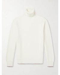 Canali - Wool And Cashmere-Blend Rollneck Sweater - Lyst