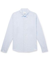 Club Monaco - Luxe Pinstriped Linen Shirt - Lyst