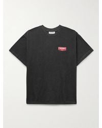 CHERRY LA - Cobra Garment-Dyed Printed Cotton-Jersey T-Shirt - Lyst