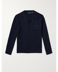 Polo Ralph Lauren - Camp-collar Cotton-jersey Shirt - Lyst
