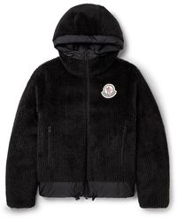 Moncler - Tejat Reversible Logo-appliquéd Corduroy And Shell Hooded Down Jacket - Lyst