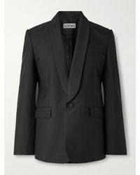 Loewe - Slim-Fit Shawl-Lapel Wool And Silk-Blend Tuxedo Jacket - Lyst