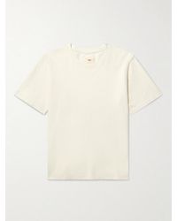 Folk - Textured Cotton T-Shirt - Lyst