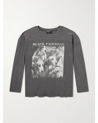 Enfants Riches Deprimes - Paintings Distressed Printed Cotton-Jersey T-Shirt - Lyst