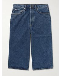 Agolde - Beesley Straight-Leg Denim Shorts - Lyst