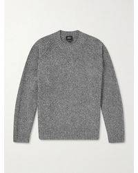 A.P.C. - Harris Flecked Virgin Wool Sweater - Lyst