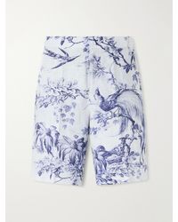 Orlebar Brown - Laurent Straight-Leg Linen Shorts - Lyst