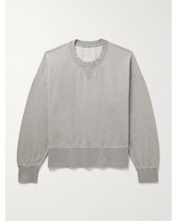 Visvim - Court Cotton And Cashmere-blend Jersey Sweatshirt - Lyst