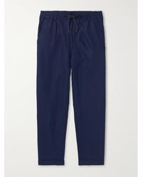 Polo Ralph Lauren - Straight-leg Linen Drawstring Trousers - Lyst