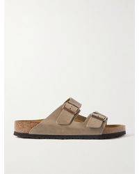 Birkenstock - Arizona Oiled-suede Sandals - Lyst