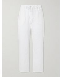 CHERRY LA - Straight-Leg Linen Trousers - Lyst