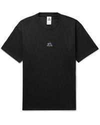 Nike - Acg Logo-embroidered Jersey T-shirt - Lyst