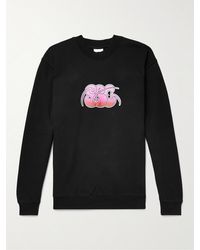 Stockholm Surfboard Club - Mer Logo-print Fleece-back Organic Cotton-jersey Sweatshirt - Lyst