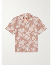 Hartford - Convertible-collar Printed Cotton Shirt - Lyst
