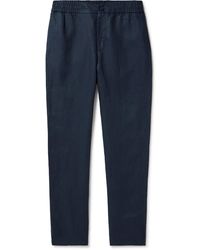 Orlebar Brown - Cornell Slim-fit Straight-leg Washed Linen Trousers - Lyst