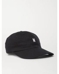 Norse Projects - Logo-embroidered Cotton-twill Baseball Cap - Lyst