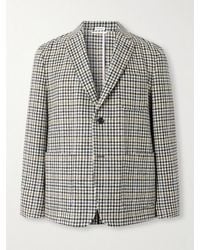 Thom Browne - Unstructured Checked Houndstooth Wool-tweed Blazer - Lyst
