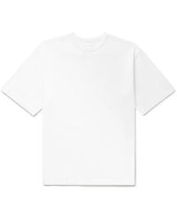 A.P.C. Suzanne Koller Owen Embroidered Cotton-jersey T-shirt - White