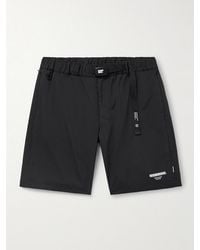Neighborhood - Straight-Leg Belted Logo-Print Shell Shorts - Lyst