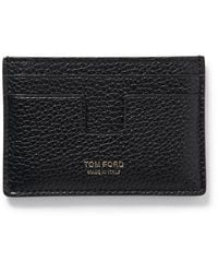 Tom Ford - Colour-block Full-grain Leather Cardholder - Lyst