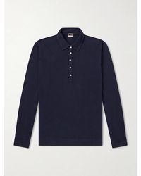 Massimo Alba - Raya Cotton-jersey Polo Shirt - Lyst