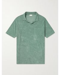 Hartford - Cotton-terry Polo Shirt - Lyst