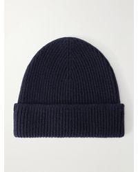 Johnstons of Elgin - Ribbed Cashmere Beanie - Lyst