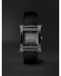 Hermès Heure H Automatic 34mm Titanium Watch - Black