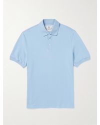 Brunello Cucinelli - Slim-fit Cotton-piqué Polo Shirt - Lyst