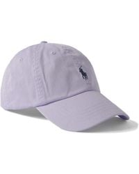 Polo Ralph Lauren - Logo-embroidered Cotton-twill Baseball Cap - Lyst