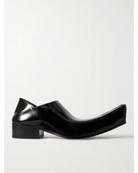 Balenciaga - Romeo Collapsible-Heel Patent-Leather Loafers - Lyst