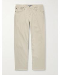 Polo Ralph Lauren - Varick Slim-fit Straight-leg Cotton-blend Twill Trousers - Lyst