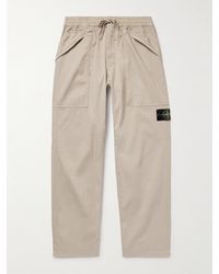 Stone Island - Pantaloni A Gamba Dritta - Lyst