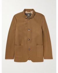 Loro Piana - Spagna Leather-trimmed Rain System® Cashmere-felt Chore Jacket - Lyst