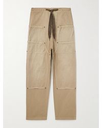 Kapital - Katsuragi weit geschnittene Hose aus Baumwoll-Twill mit Kordelzugbund - Lyst